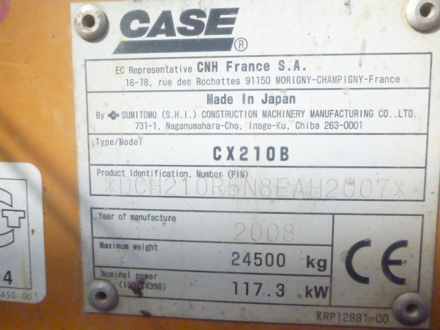 CASE CX210B