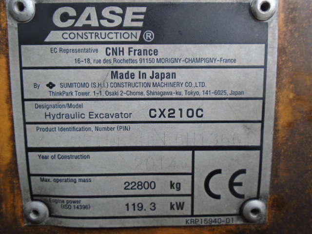 CASE CX210C